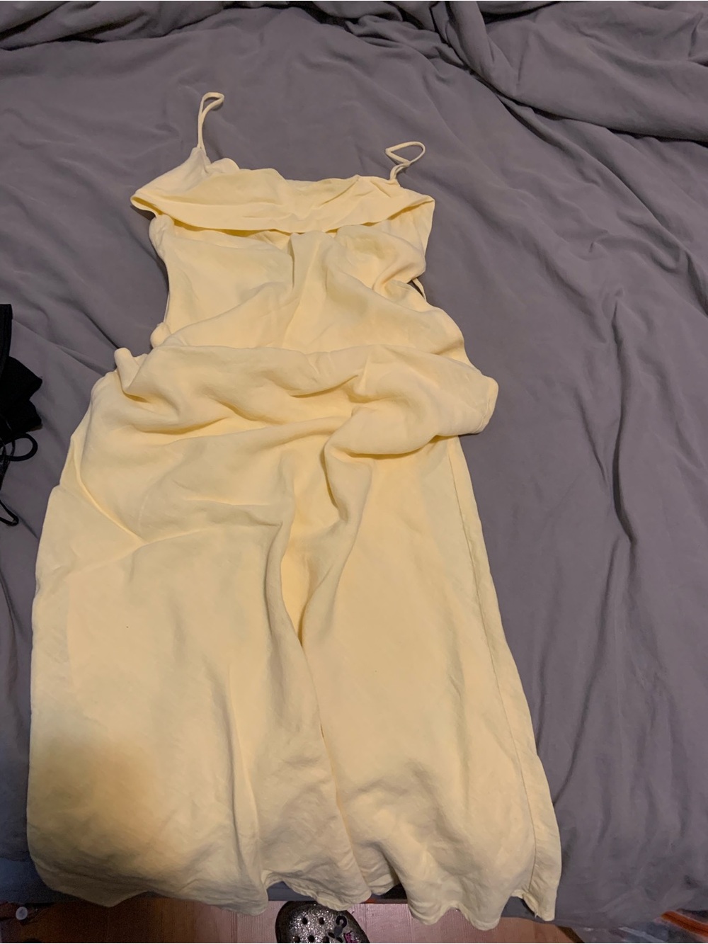 ZARA BUTTER YELLOW DRESS